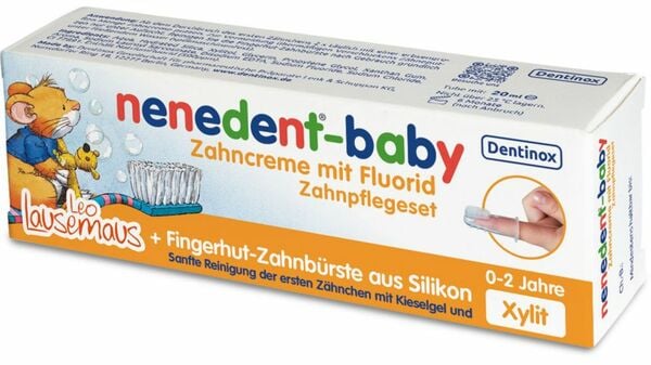 Bild 1 von nenedent-baby Erstes Zähnchen Baby-Zahncreme mit Fingerling