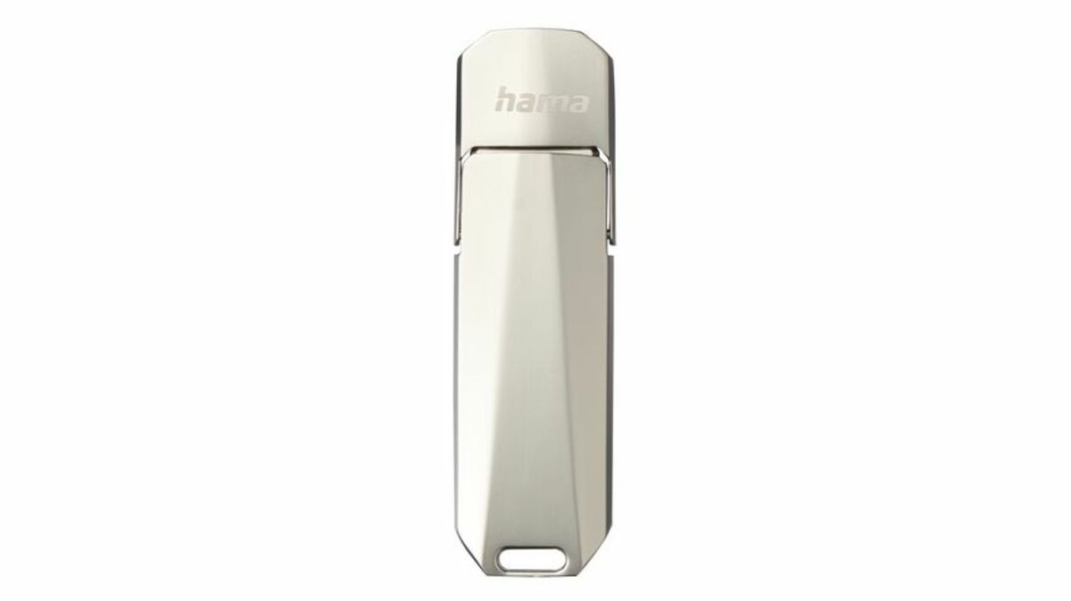 Bild 1 von Hama USB-Stick "Uni-C Deluxe", USB-C 3.1, 128GB, 90MB/s, Silber