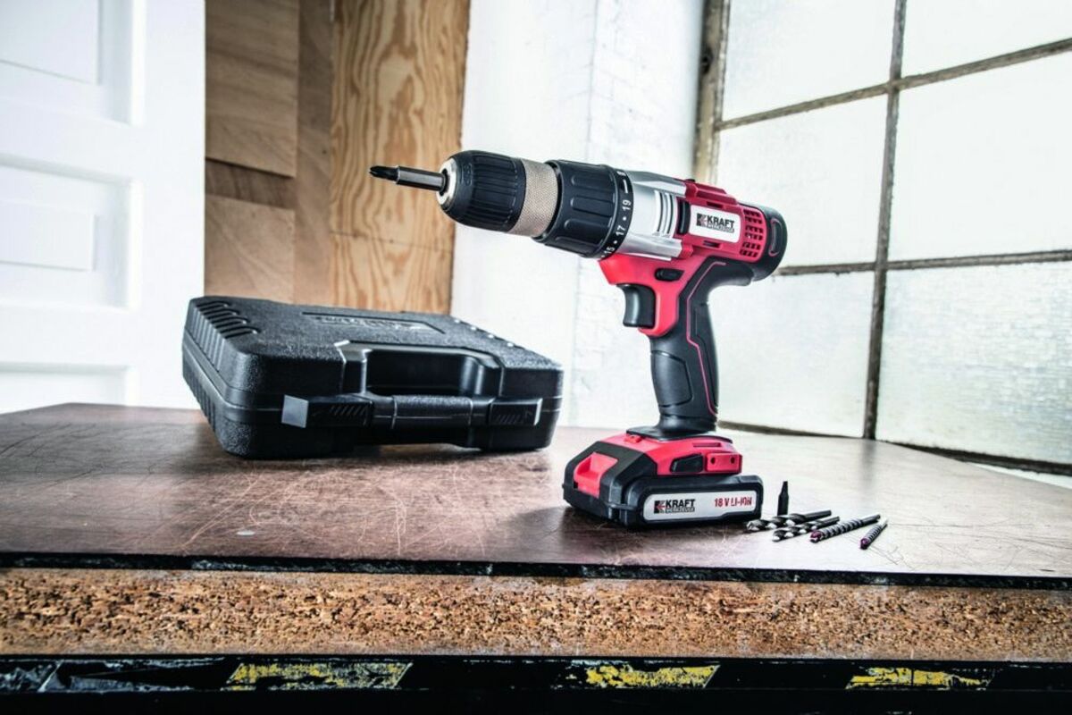 Bild 1 von Kraft Werkzeuge 3 in 1 Akku-Schlagbohrschrauber 18V