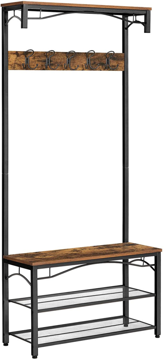 Bild 1 von Wäscheständer, 80x32x178.5cm, Rustikales Braun