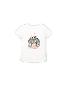 TOM TAILOR - Mini Girls T-Shirt mit Zebra-Print
