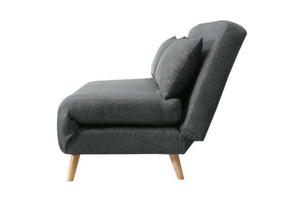 Bild 4 von Happy Home Schlafsessel inkl. Kissen 141 x 90 x 71 cm grau