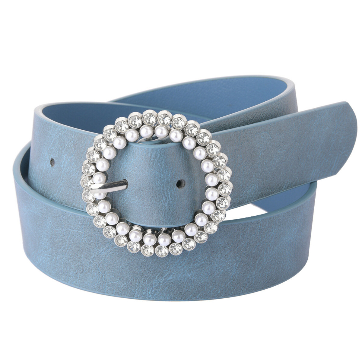 Bild 1 von Damen Gürtel mit Perlenschnalle