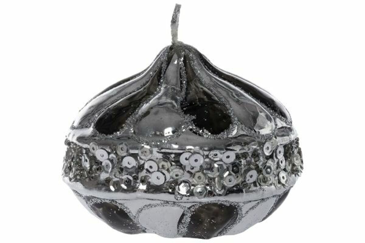 Bild 1 von MyFlair Glanzsilber Kerze - klein