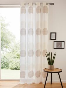 HomeLiving Deko-Schal "Circles"Textil wohnen Home Fenster Schmuck,trendig,dekorative Kreise