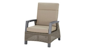 Siena Garden Lounge-Sessel grau Maße (cm): B: 87 H: 103 T: 73 Garten