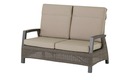 Bild 1 von Siena Garden Lounge-Sofa 2-sitzig  Corido grau Maße (cm): B: 146 H: 101 T: 83 Garten