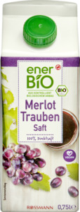 enerBiO Merlot Trauben Saft