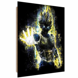 Feeby Deko-Panel, Dragonball Vegeta VERTICAL, 40x60