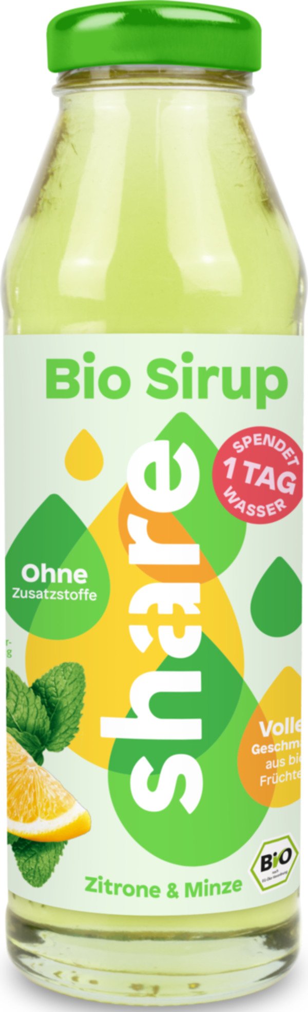 Bild 1 von share Bio Sirup Zitrone-Minze