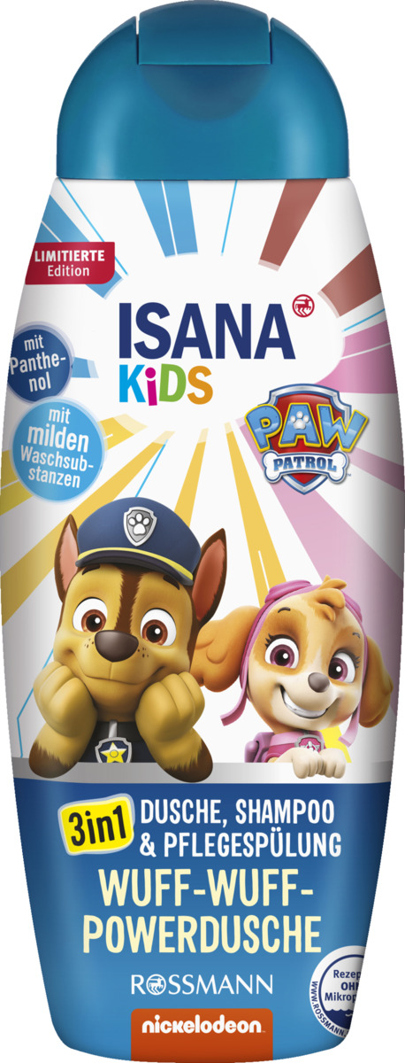 Bild 1 von ISANA KiDS PAW Patrol 3in1 Wuff-Wuff-Powerdusche
