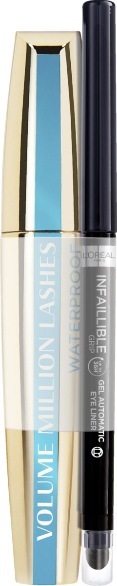 Bild 1 von L’Oréal Paris Volume Million Lashes Waterproof + Infaillible Automatic Grip Eyeliner Set