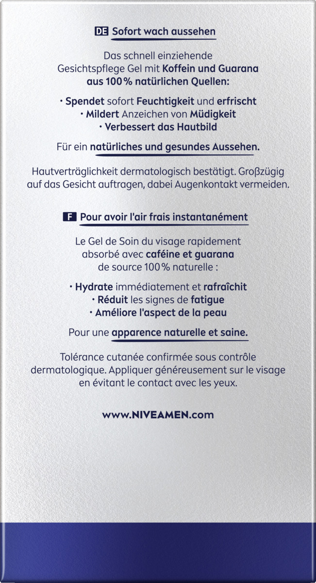 Bild 2 von NIVEA MEN Active Energy Gesichtspflege Gel
