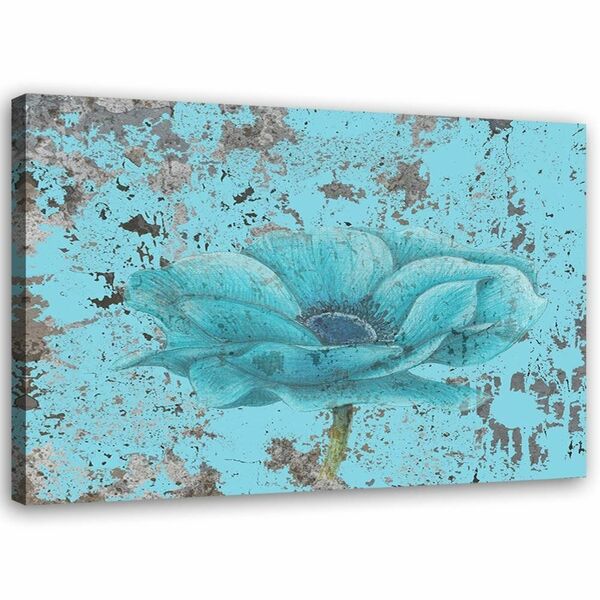 Bild 1 von Feeby Leinwand, blaue Orchidee HORIZONTAL, 90x60