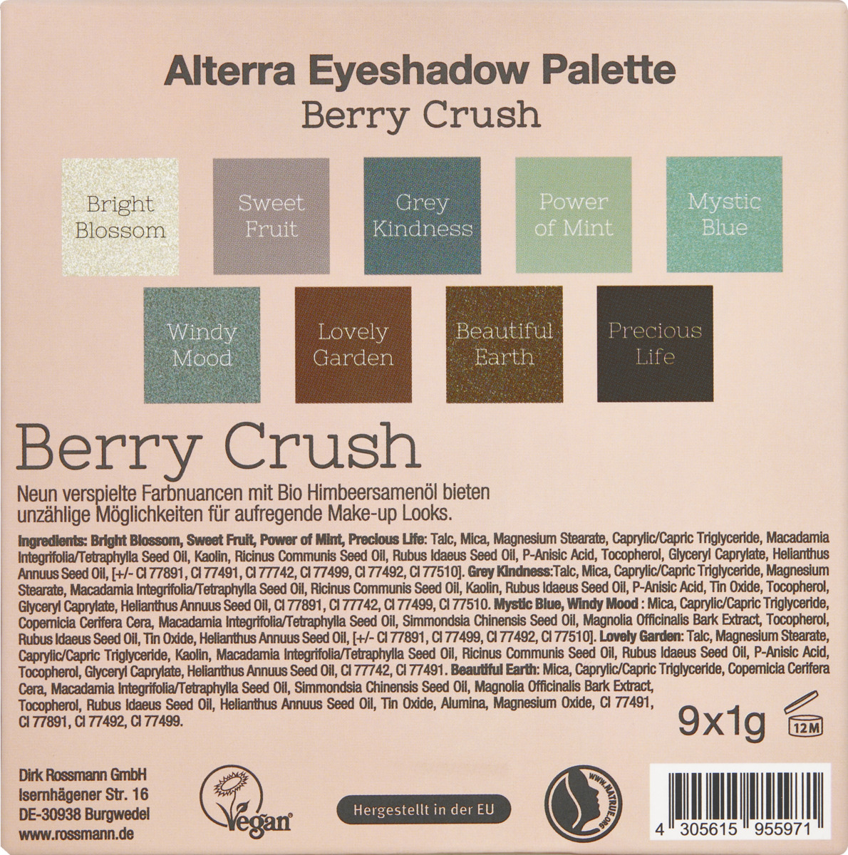 Bild 2 von Alterra NATURKOSMETIK Berry Crush Eyeshadow Palette