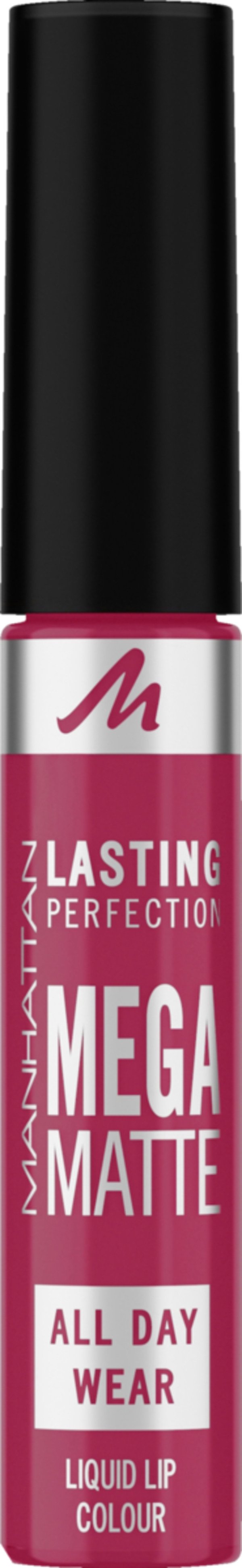 Bild 1 von Manhattan Lasting Perfection Mega Matte Liquid Lip Color, Fb. 910 Fuchsia Flush