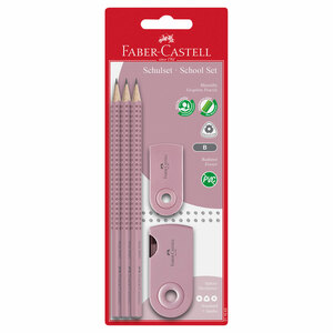 Faber Castell Bleistift-Set groß rose