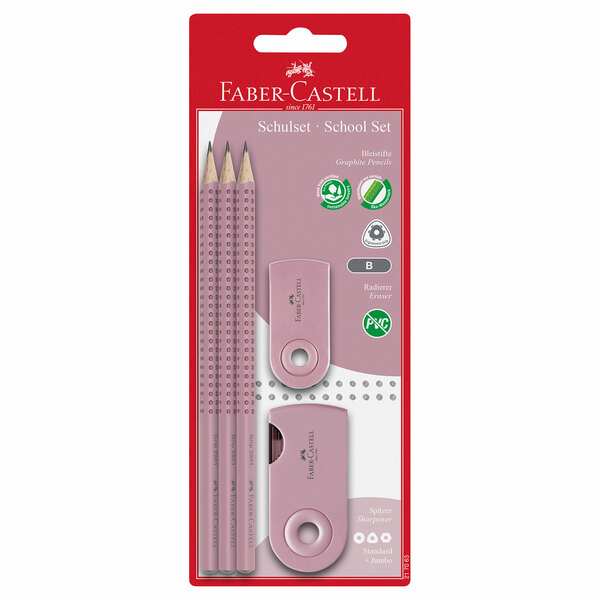 Bild 1 von Faber Castell Bleistift-Set groß rose