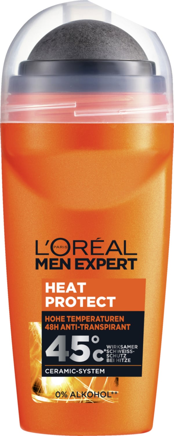 Bild 1 von L’Oréal Paris men expert Heat Protect 48H Deo Roll-On Anti-Transpirant