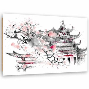 Feeby Deko-Panel, Japan Art HORIZONTAL, 60x40