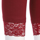 Bild 3 von Damen Capri Leggings mit Spitzenborte