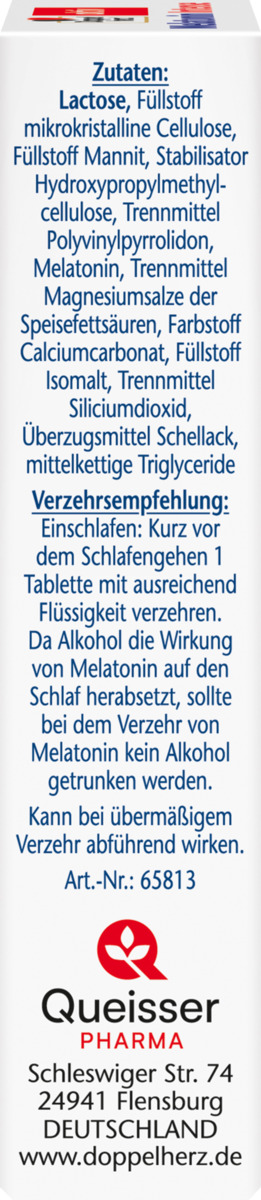 Bild 2 von Doppelherz aktiv Melatonin Intense Mini-Tabletten
