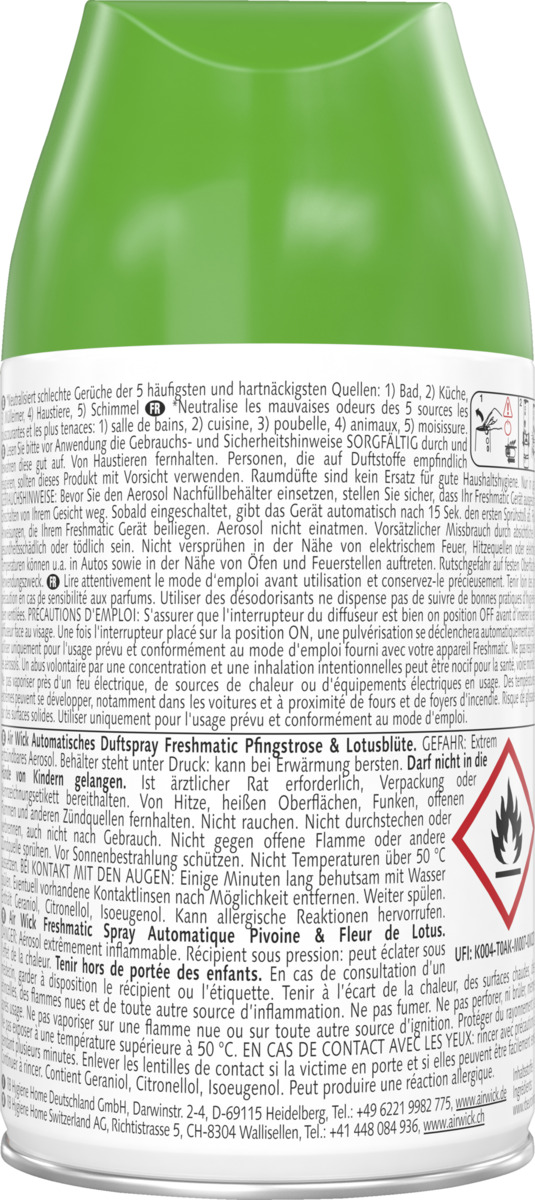 Bild 4 von Air Wick Freshmatic Max Nachfüller Frühlingstraum Pfingstrose & Lotusblüte