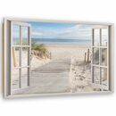 Bild 1 von Feeby Deko-Panel, Fenster zum Strand HORIZONTAL, 90x60