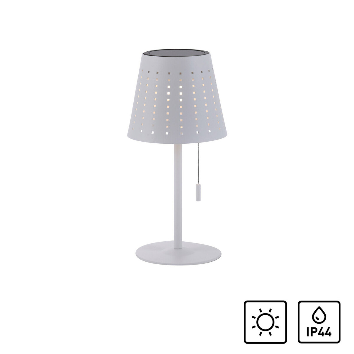 Bild 4 von LEUCHTEN DIREKT 
                                            LED-Akku-Solar-Tischleuchte Mandy 2 W, 300 lm, weiß