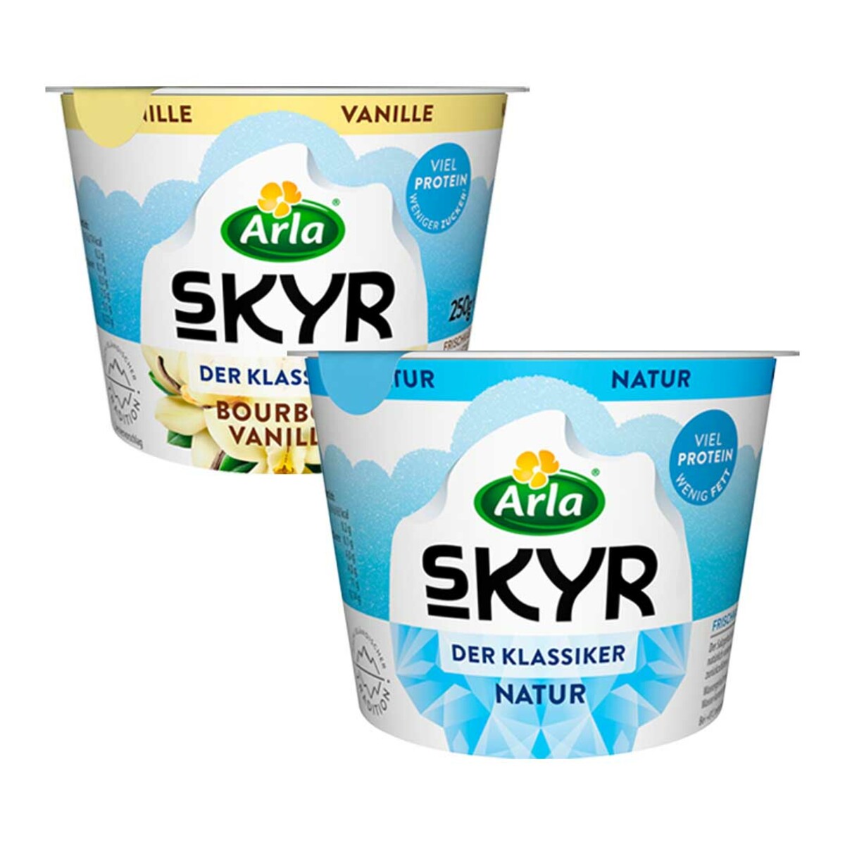 Arla Skyr Versch Sorten Je G Becher Von Mein Real Ansehen