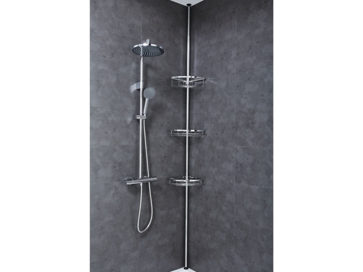 Bild 2 von LIVARNO home Teleskop-Badregal, mit 3 Ablagekörben