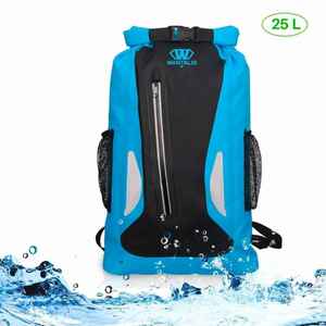 Wasserdichte Tasche - 25L - Schwarz und Blau