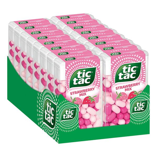 Bild 1 von Ferrero Tic Tac Strawberry 49 g, 16er Pack