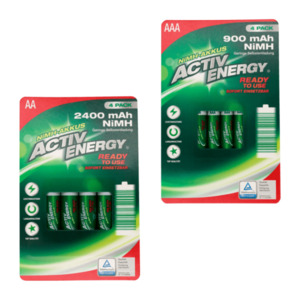 ACTIVE ENERGY Akkus Ready-to-Use