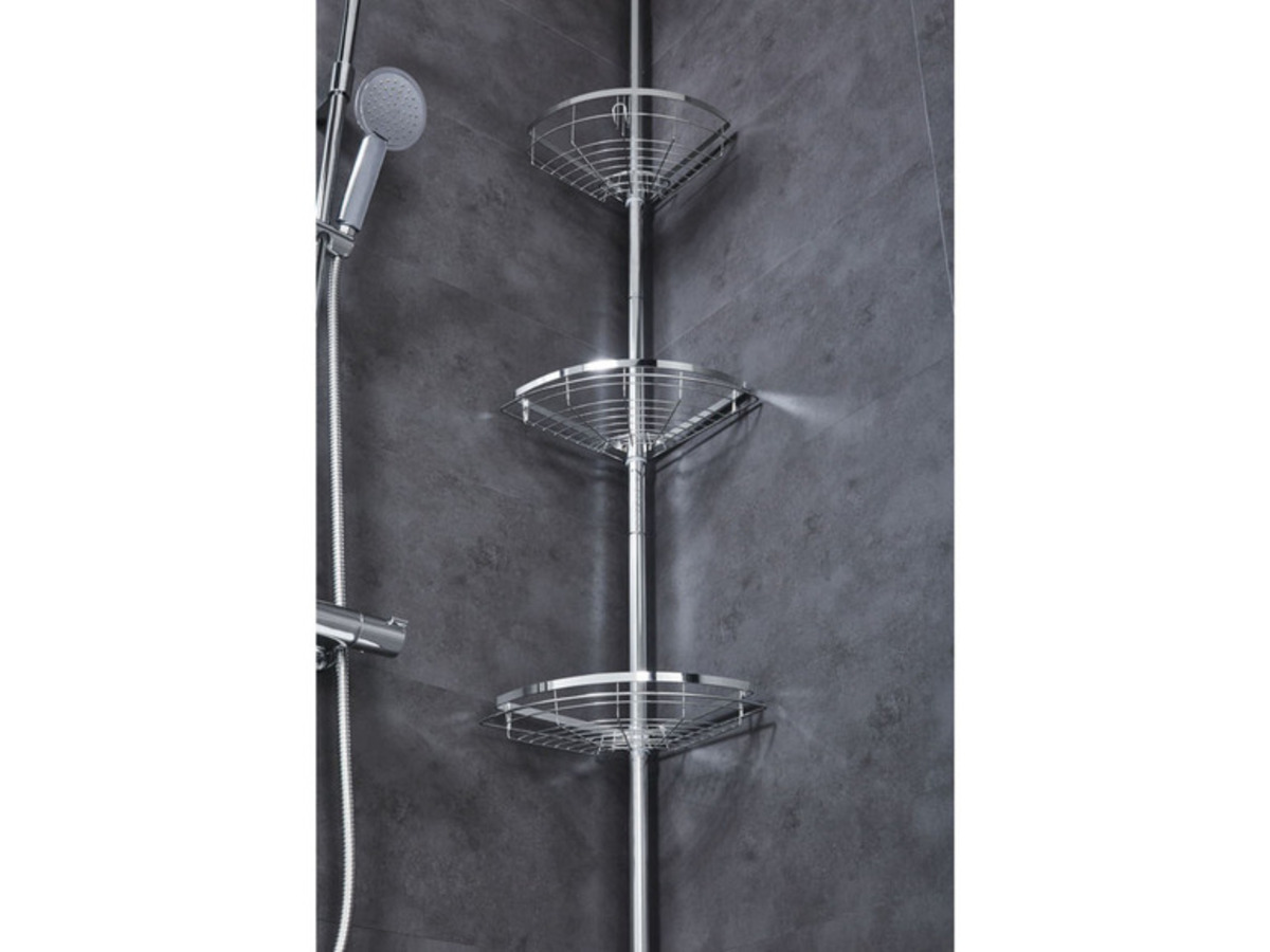 Bild 3 von LIVARNO home Teleskop-Badregal, mit 3 Ablagekörben