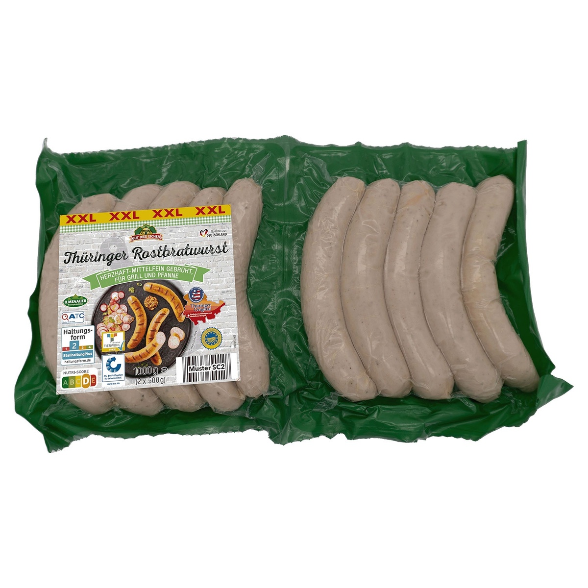 Bild 1 von GUT DREI EICHEN Thüringer Rostbratwurst 1 kg