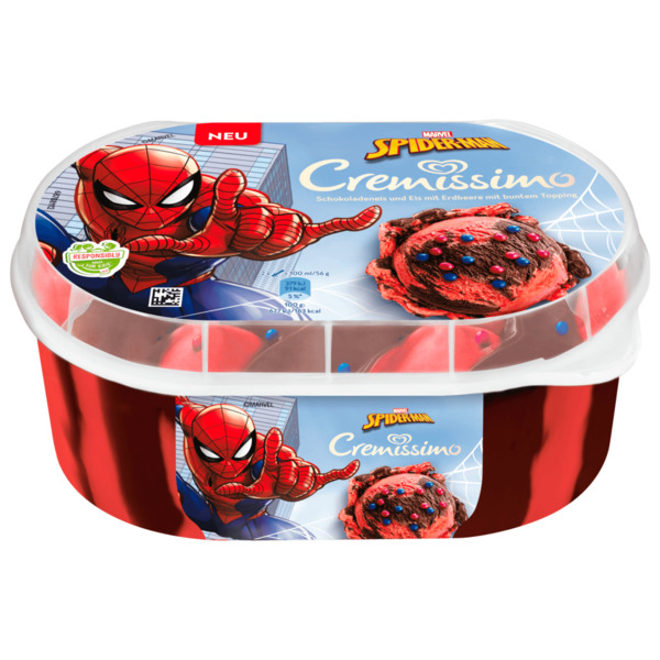 Bild 1 von Cremissimo Eiscreme Marvel Spiderman 900ml