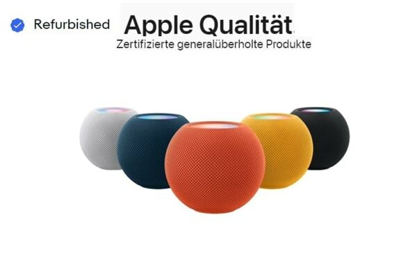 Bild 1 von Apple HomePod Mini A2374 Lautsprecher WLAN Bluetooth Certified Apple Preowned