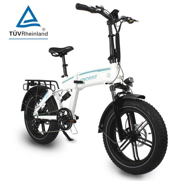 Bild 1 von JOBOBIKE, Eddy vollgefedertes E-Bike, 20 Zoll Fat-Reifen, 250 W Motor, weiß - versch. Farben