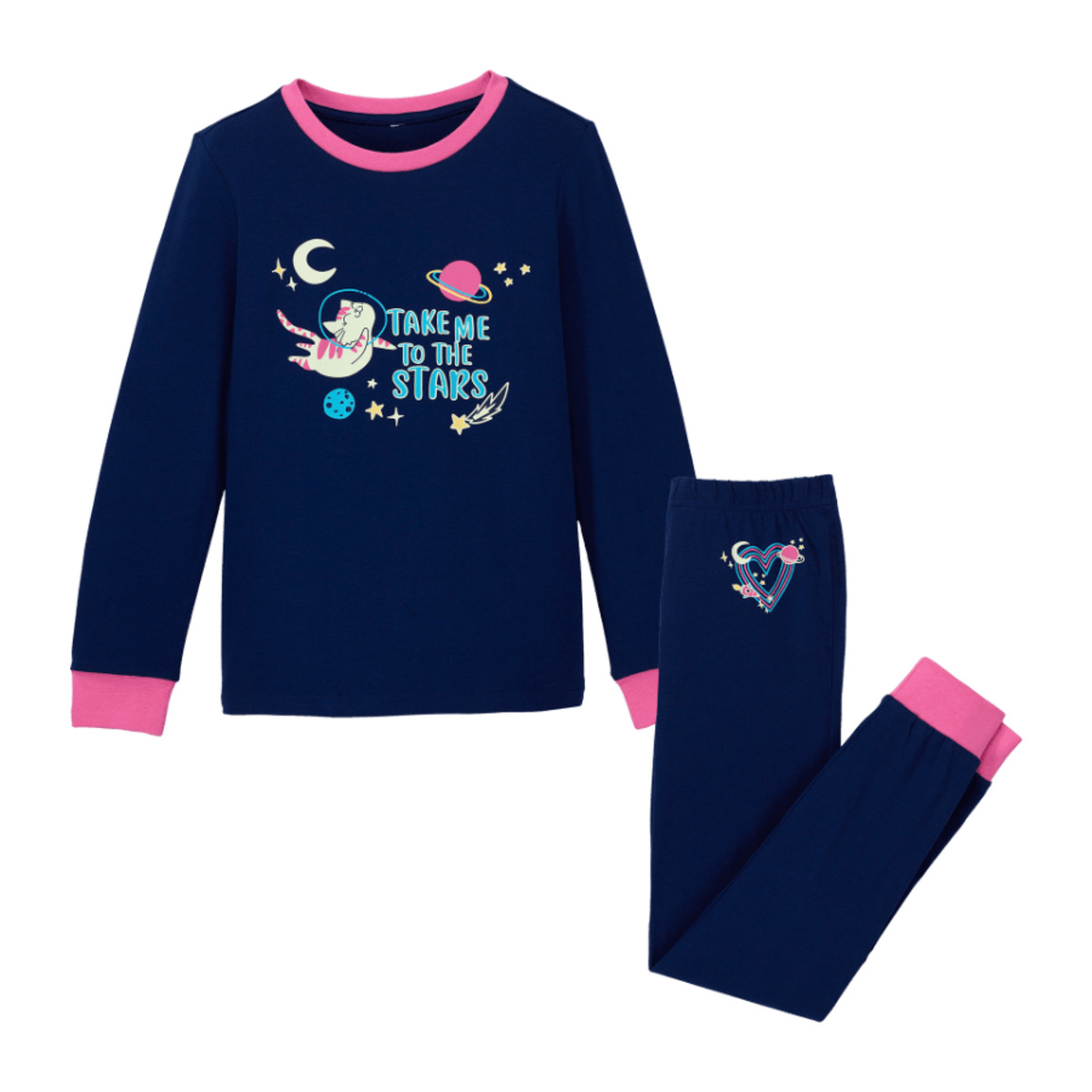 POCOPIANO Schlafanzug Glow in the Dark von ALDI Nord ansehen!