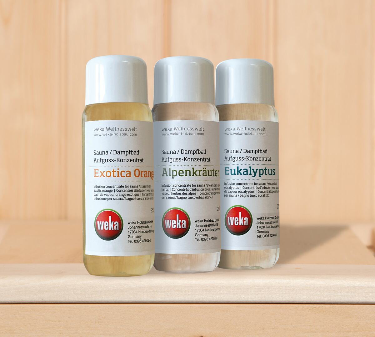 Bild 1 von WEKA 3er-Sparset Sauna und Dampfbaddüfte