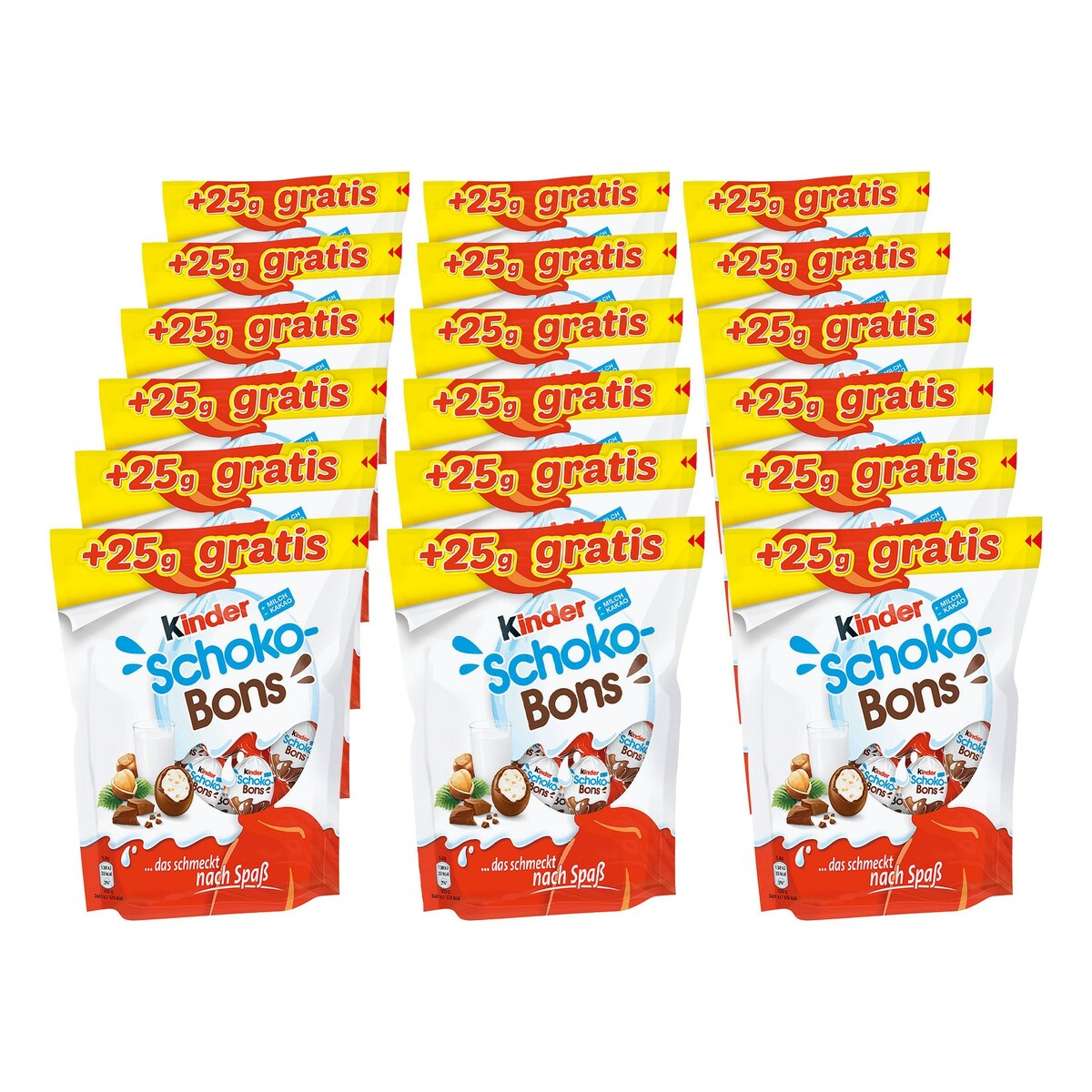 Bild 1 von Ferrero Kinder Schokobons +25% 225 g, 18er Pack