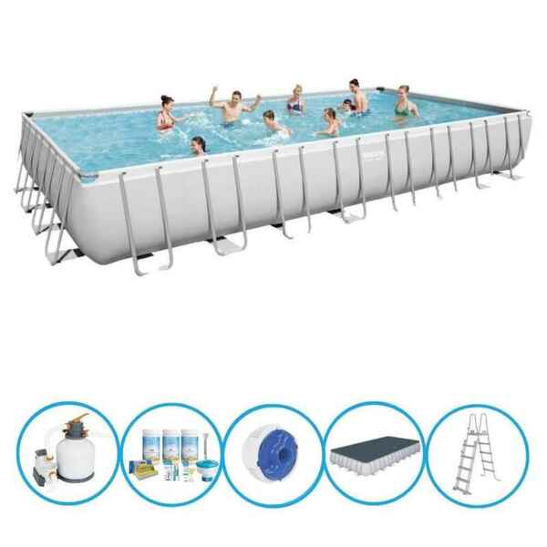 Bild 1 von Bestway Pool Power Steel - Poolpaket - 956x488x132 cm