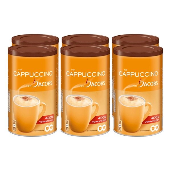 Bild 1 von Jacobs Cappuccino 400 g, 6er Pack