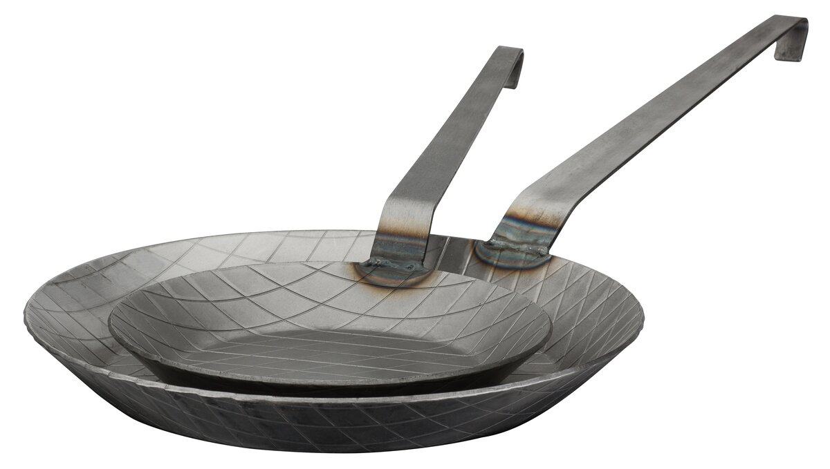 Bild 1 von Pfannen-Set Gastro traditionell Eisen geschmiedet 2-tlg.