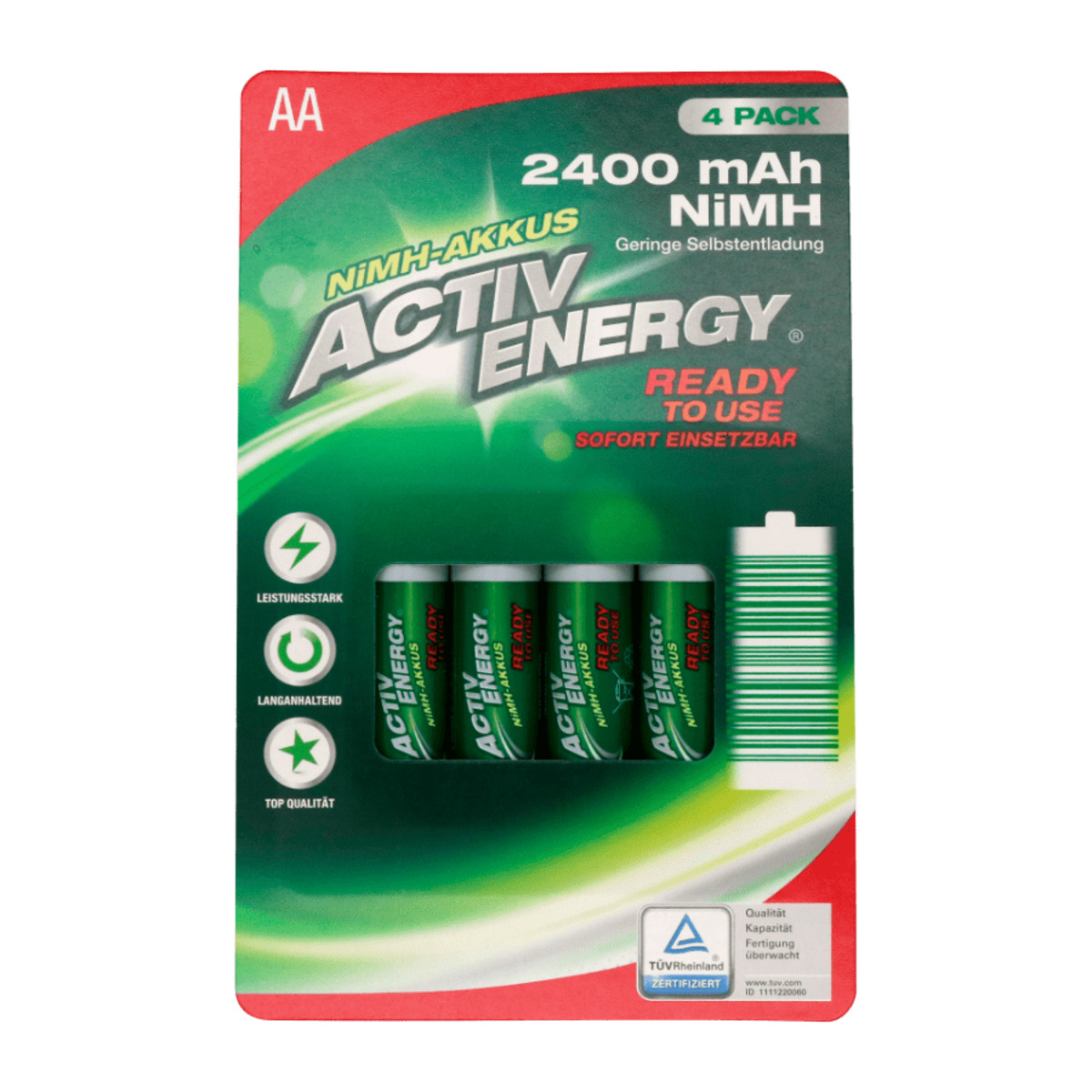 Bild 2 von ACTIVE ENERGY Akkus Ready-to-Use