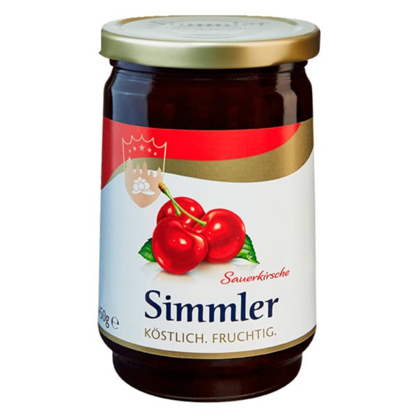 Bild 1 von Simmler Konfitüre Sauerkirsche 450g