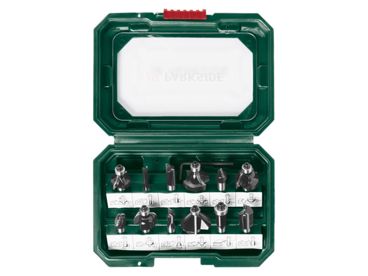 Bild 2 von PARKSIDE® Fräsbits für Oberfräse »PFB 12 A1«, 12-teilig