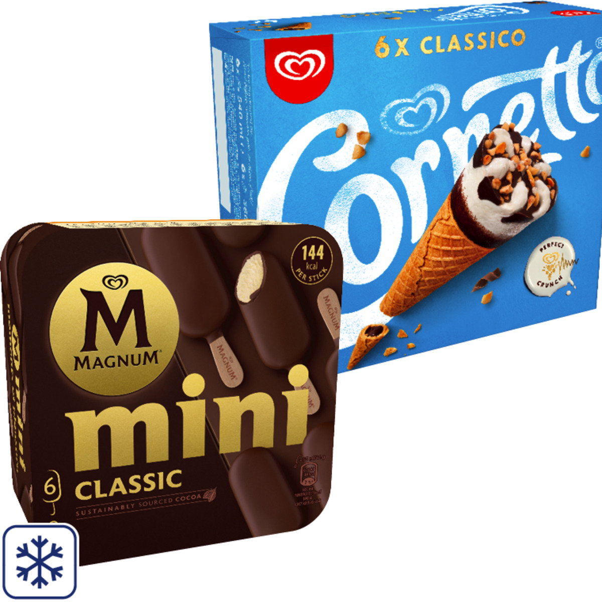 Bild 1 von Langnese Magnum oder Cornetto Multipack Eis