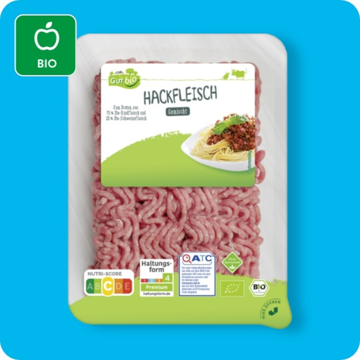 Bild 1 von Bio-Hackfleisch, gemischt